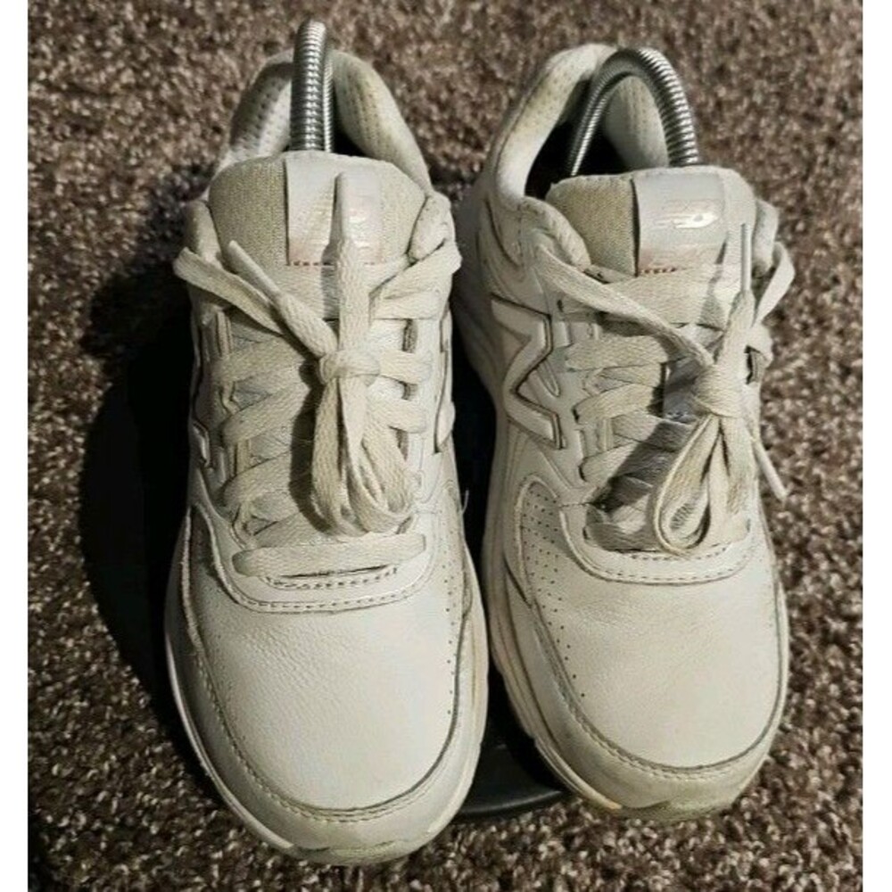 New Balance 840  Womens WW840GG2 White Greyish Walking Running Shoes Size 7.5